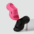 thumbnail image 3 of Xiao Hua Pantuflas de baño antideslizantes de secado rápido para mujer y hombre, con suela gruesa y amortiguación extra (talla 38-39, color blanco), 3 of 3