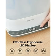 HAUTURE Bottle Sterilizer and Dryer, 6-in-1 Electric Steam Sterilizer for Baby Bottles & Accessories