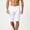 White, variant on Avirosel Men's Casual Slim Fit Faux Denim Jean Shorts Skinny Stretch Summer Hot Short with Pockets for Summer Daily Wear Black
