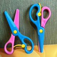 thumbnail image 2 of CHENMEI Kids Scissors Blunt Tip Scissor Preschool Training for Toddler & Children Anti Pinch Design Child Hand Coordination Development Tools Scrapbooking Supplies, 2 of 7