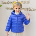 thumbnail image 3 of Baby Boys Girls Winter Coats Toddler Bear Hoods Down Jacket Infant Kids Light Puffer Padded Outwear, 3 of 12