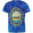 thumbnail image 2 of New Hampshire Vintage Distressed State Flag All Over Mens T Shirt Multi 2XL, 2 of 2