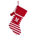 thumbnail image 2 of 26 Large Letters Christmas Red Socks Candy Boots Holiday Gift Bags Red Striped Christmas Stockings Christmas Tree Decoration Socks Decoration Bags 1PC, 2 of 3