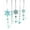 Blue #t86, variant on Japceit Hollow Christmas Ice Ornaments, Transparent Icicle Style Hanging Pendants, 10-Piece Reflective Decor for Tree, Window, Display