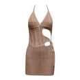 thumbnail image 5 of Vestidos informales para mujer - Tejido calado - Prenda versátil para el verano, ideal para combinar con sandalias y cárdigans, 5 of 5
