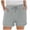 Light Gray, variant on Staki Women's Linen Shorts with Pockets Drawstring High Elastic Waisted Wide Leg Loose Casual Summer Shorts(Blue,S)