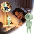 thumbnail image 1 of Tong Robot Night Light LED Desk Lamp With Batteries Cute Movable Figure Phone Stand Bedside & Reading Book Light Decorative Lighting, 1 of 6