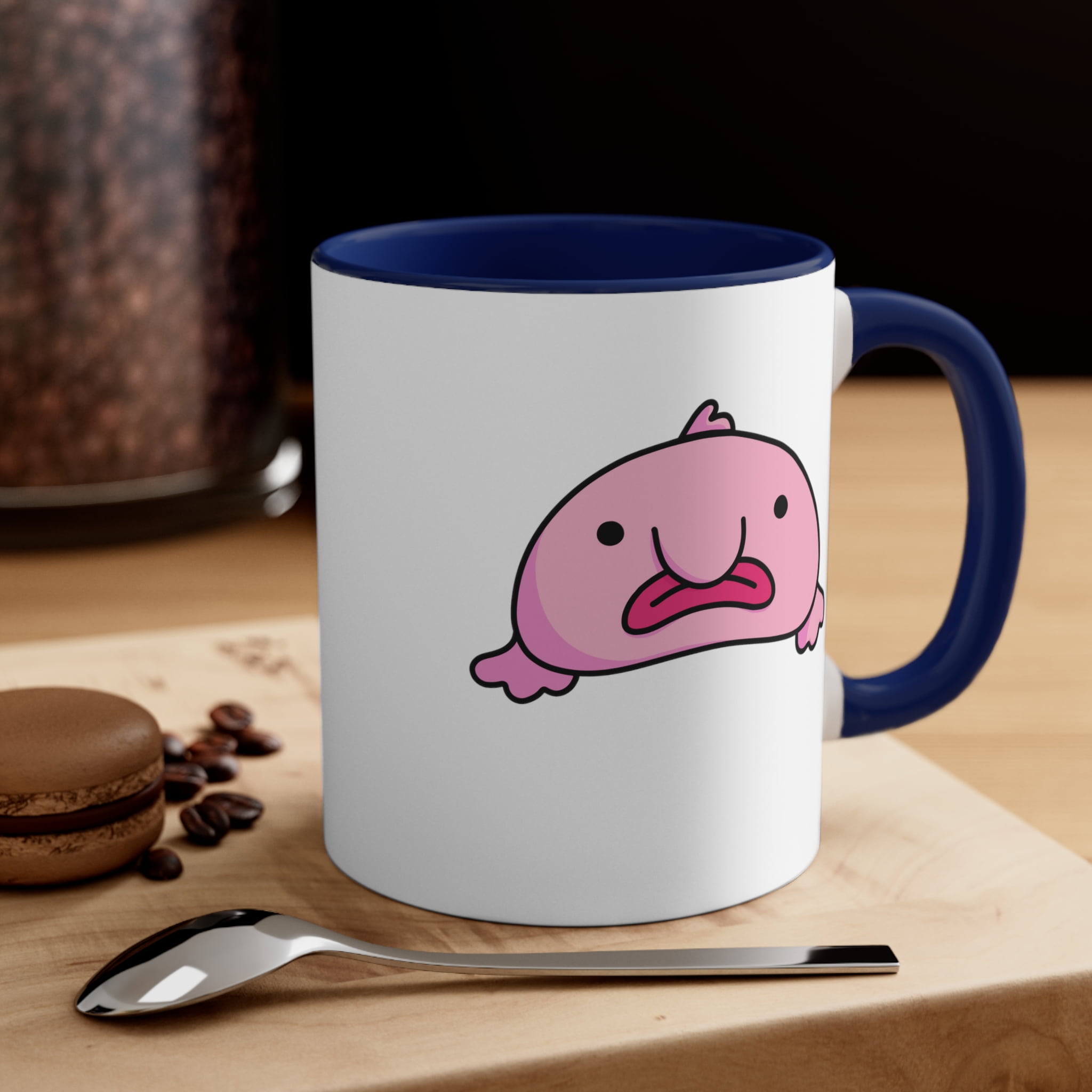 Blobfish Is My Spirit Animal Funny Blobfish Meme Coffee Mug by EQ Designs -  Pixels