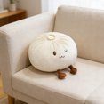 thumbnail image 7 of Dumpling Plush Pillow with Cute Features,11Inches Cute Food Soup Stuffed Plush,Funny Food Toy Gifts for Alls(White), 7 of 7