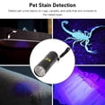 thumbnail image 4 of Small  Flashlight, Handheld Ultraviolet Flashlight 395nm Purple Light  For Dry Stains, 4 of 8
