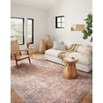 thumbnail image 1 of Loloi II Adrian Collection ADR-02 Rust / Denim, Traditional 2'-6" x 7'-6" Runner Rug, 1 of 15