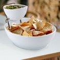 thumbnail image 5 of Gibson Elite Gracious Dining 2 Tier Chip and Dip Server Set with Metal Rack, 5 of 6