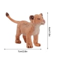 thumbnail image 3 of ddioayh Simulation Lion Toys Figurines,Home Decorations,Suitable for Early Educational, 3 of 5