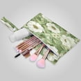 thumbnail image 2 of 2 Pack Wet Dry Bags,Soft Green Floral Seamless Waterproof Reusable Dual Zipper Bags for Swimwear, Gym Clothes, Toiletries, Baby Diapers, 2 of 8