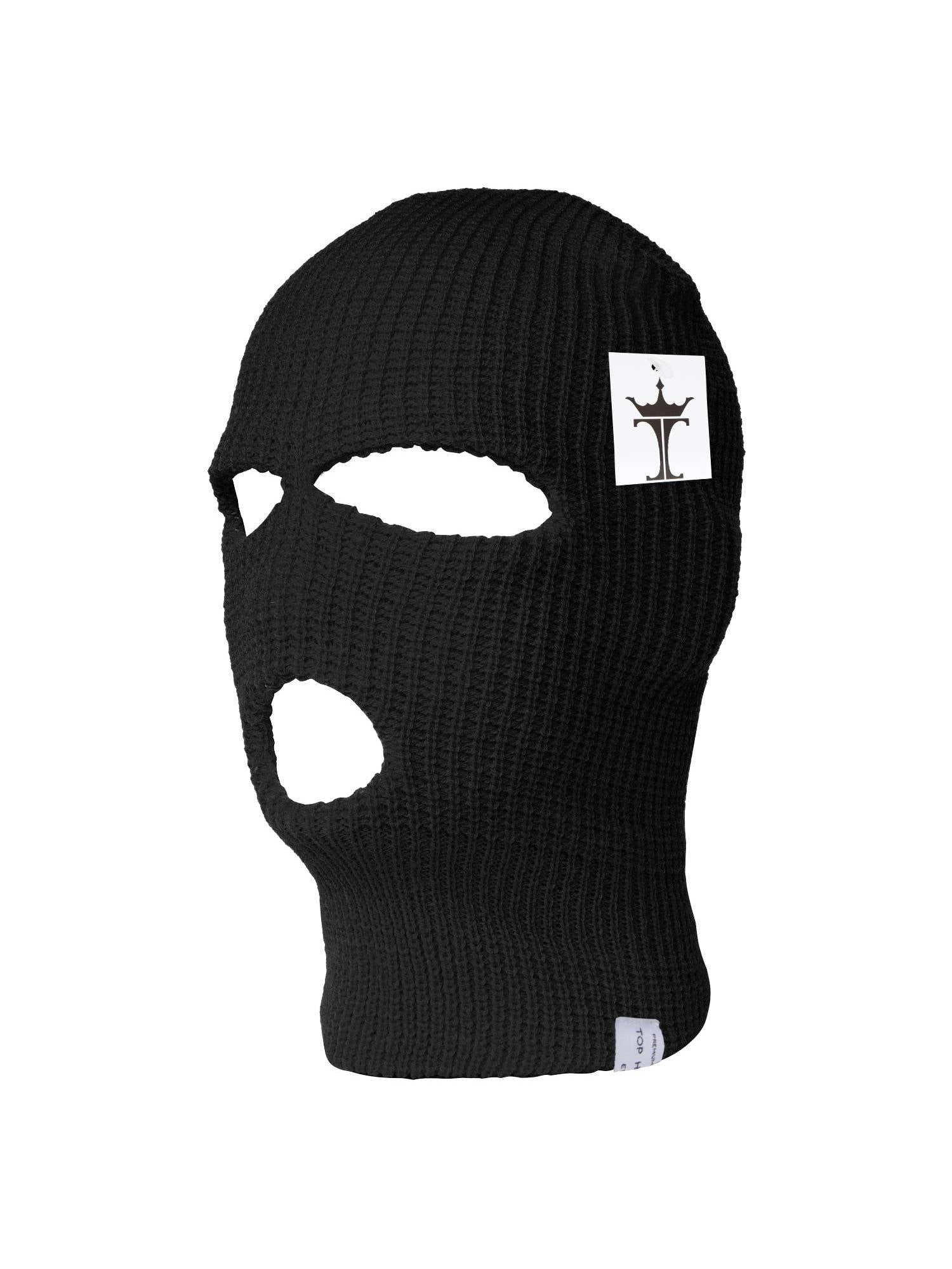 Download TopHeadwear 3-Hole Ski Face Mask Balaclava, Black ...