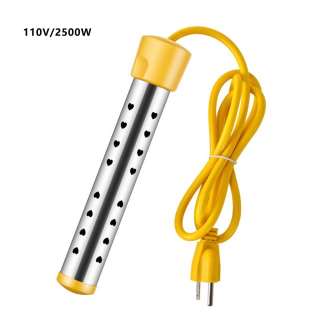 Matsuzay Calentador de agua eléctrico, caldera de apagado automático de inmersión, Camping, senderismo, barbacoa, viaje, hogar, calefacción, Type2 NO2