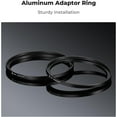 thumbnail image 4 of K&F Concept 37-40.5mm(2 Pcs) Step-Up Ring Adapter, 37mm to 40.5mm Step Up Filter Ring for 37mm Lens Install 40.5mm ND CPL UV Lens Filter, 4 of 6
