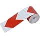 thumbnail image 1 of Advertencia de seguridad reflectante Película adhesiva reflectante Blanco Rojo, Cinta reflectante autoadhesiva Cinta de advertencia Cinta de seguridad Visibilidad nocturna para automóvil/motocicleta, 1 of 5