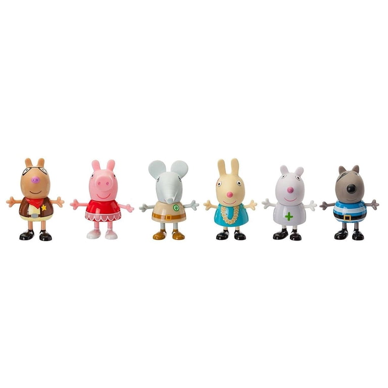 Peppa's Fancy Dress Party, 6 Pack - Vibrant Figurines for Creative Play -  Walmart.com