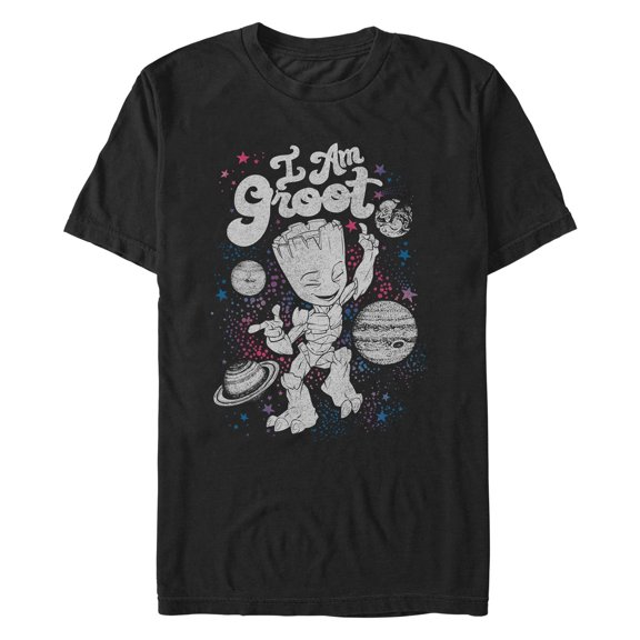 Men's Marvel: Guardians of the Galaxy I Am Groot Space Dance Graphic T-Shirt