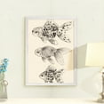 thumbnail image 3 of Wexford Home Goldfish II-Framed Canvas - White - 16X22, 3 of 4
