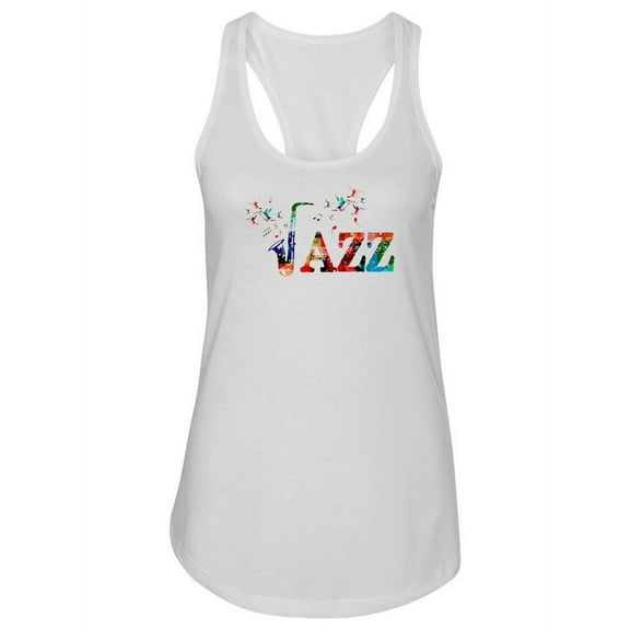 Jazz Quote Design Tank Women -Image by Shutterstock, Female x-Small