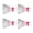 red light, variant on 4Pcs Fluorescent LED Badminton Shuttlecocks Windproof Lighted Balls for Outdoor Night Training Easy to Use
