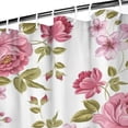 thumbnail image 4 of Waterproof Pioneer Shower Curtain 84x72 Inch Polyester Unique Colorful Floral Shower Curtain for Bathroom Hotel Home Decor with 12 Plastic Hooks, 4 of 5