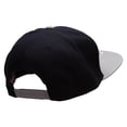 thumbnail image 4 of Landing Airplane Mini Embroidered Wool Blend Pro Style 2 Tone Snapback - Grey Black OSFM, 4 of 5