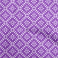 thumbnail image 1 of oneOone Cotton Poplin Twill Purple Fabric Asian Block Dress Material Fabric Print Fabric By The Yard 56 Inch Wide, 1 of 4