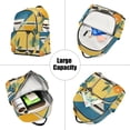 thumbnail image 5 of FORMRS Mini Backpack Purse for Women Travel Daypack Casual Shoulder Bag, Yellow Glasses, 5 of 7