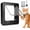Black, variant on Smart Cat Door for Interior & Exterior, RFID Cat Pet Door with 3 Collar Sensor Keys & 1 Remote Control & 4 Way Locking Cat Flap with Collar Sensors Activated Opening CatDoor