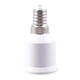 thumbnail image 3 of Convertidor de base de bombilla Adaptador de bombilla LED Conversión resistente al calor de alto rendimiento E14 a E27, 3 of 8