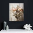 thumbnail image 5 of COMIO Floral Canvas Wall Art Print Flower Bloom Picture Graphic Artwork Painting for Washrooms, 5 of 5