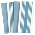 thumbnail image 4 of KAF Home Madison Cotton Kitchen Towels Set, Soft and Absorbent Dish Towels, 18” x 28”, Teal, 4 Pack, 4 of 6