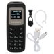 thumbnail image 1 of Mini Mobile Phone, Small Cell Phone, Bluetooth Headset, Earhook Dialer, SIM Support, 0.66 inch, Black, 1 of 4