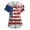 Red #046, variant on Womens 250th Anniversary USA Scrub Tops Loose Short Sleeve American Flag Print Scrubs V Neck 4th of July Patriotic Scrub Shirts Medical Nurse Uniform Nursing Workwear with Pockets White XL