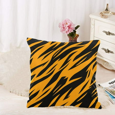 Gckg Leopard Giraffe Tiger Zebra Skin Throw Pillow Covers Pillow