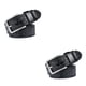 thumbnail image 2 of Cinturón Masculino Sonducket PU Negro 120cm 2Conjunto, 2 of 6