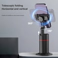 thumbnail image 4 of Tracking Auto Face Tracking Tripod Auto-tracking Phone Holder Desktop Selfie Gimbal Stand 360Rotatable 260g/0.57lbs Load Capacity Support Face & Body Tracking  Control, 4 of 6