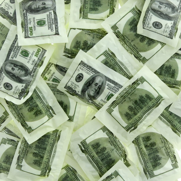 Money Mints, 100 Pack, 2 Mints Per Pack, Spearmint Flavored