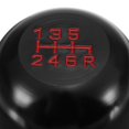 thumbnail image 3 of 6-Speed Type-R Style Black Aluminum Car Gear Shift Shifter Knob M8/M10 Universal, 3 of 6