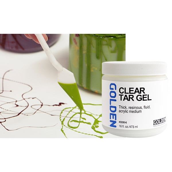 Golden 00033306 16oz. 473ml Clear Tar Gel Medium