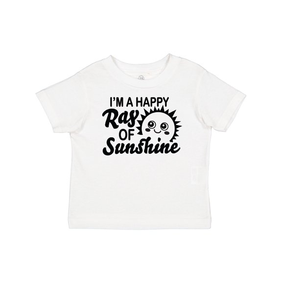 Inktastic Im a Happy Ray of Sunshine with Happy Sun Boys or Girls Baby T-Shirt