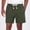 Army Green#01, variant on Men's Summer Cotton Linen Shorts Vintage Loose Fits Drawstring Short Mens Casual Solid Elastic Waist Lightweight Breathable Short Pant
