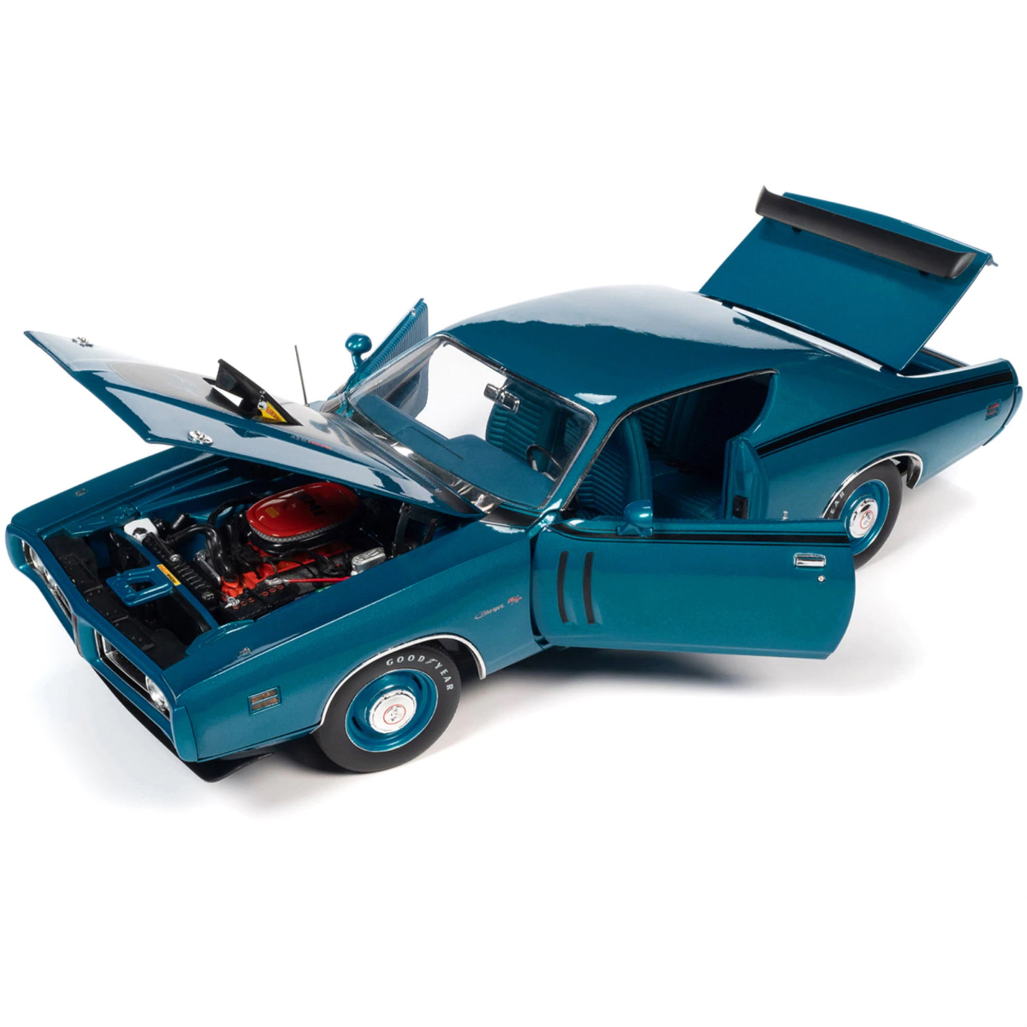 1971 Dodge Charger R/T 426 Hemi Blue Metallic with Black