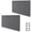 Dark Grey, variant on puresly 2 Pack Desk Divider Privacy Panel 61 X 24 Inch Clamp-on Office Desk Partition Cubicle Partition Panel Workstation Privacy Divider with 4 C-type Clamps for Office Study Library (Light Grey)