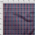 thumbnail image 2 of oneOone Cotton Cambric Dark Blue Fabric Madras Check Sewing Fabric By The Yard Printed Diy Clothing Sewing Supplies 56 Inch Wide, 2 of 4