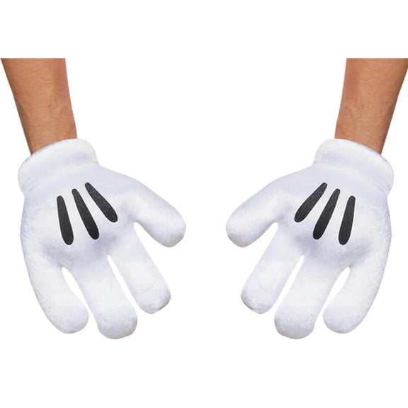 Mickey Mouse Gloves Halloween Costume Accessories, (2 Pieces)