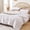 Pure White-Queen, variant on Queen Pure White Comforter Set with Ball Pom Fringe All Season Bedding